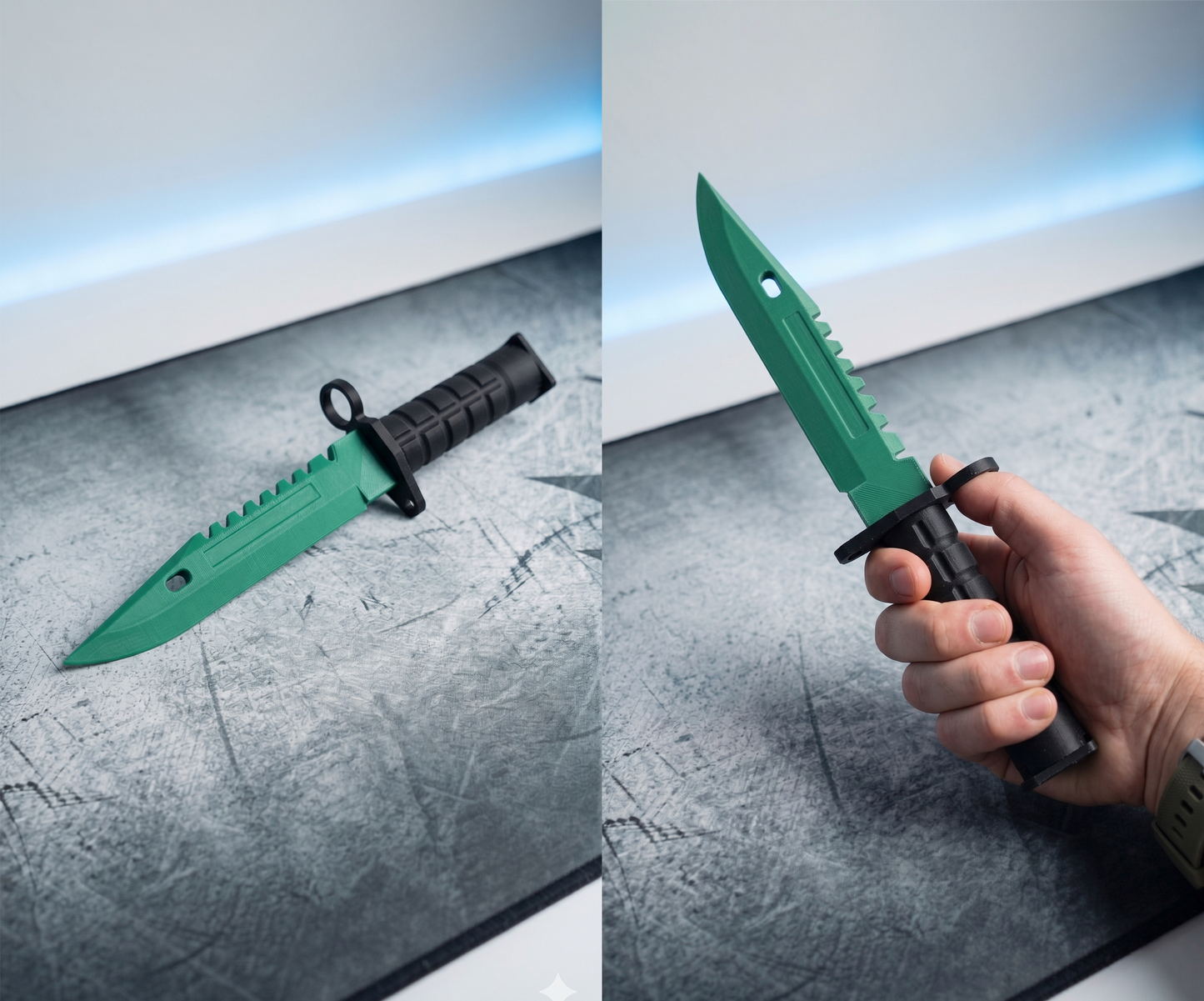 CS2 M9 Bayonet 1:1 Scale 3D Printed Display Replica