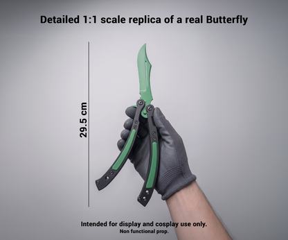 CS2 Butterfly 1:1 Scale 3D Printed Display Replica