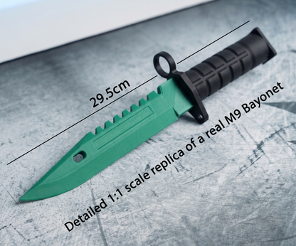 CS2 M9 Bayonet 1:1 Scale 3D Printed Display Replica