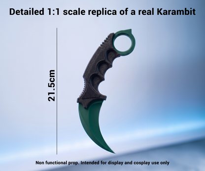 CS2 Karambit 1:1 Scale 3D Printed Display Replica